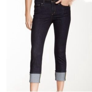 JOE'S JEANS Alyssa Beach Summer Cotton Denim Cuffed Crop 5 Pocket Jeans SZ 29